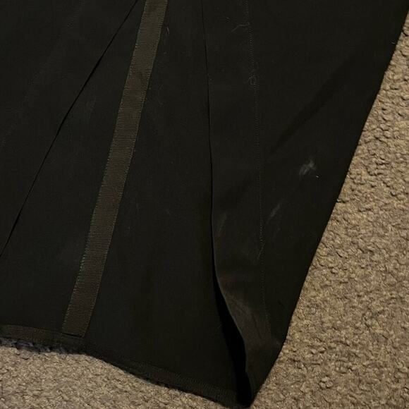 Rick Owens Dirt Silk Beaded Neck Black Maxi Dress - Picture 12 of 14